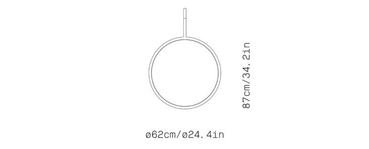 Настенное зеркало в рамке Omelette Editions HANG ARCH-00109443 - Вид №4