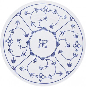 453403M75019H Традиционная пища блюдо 26 см синий Сакс (ошибки красоты с малыми) Kahla-porzellan