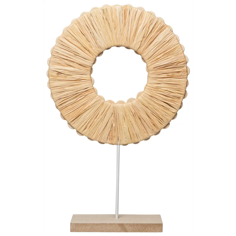 Диск декоративный бумага бежевый 27 см Santreyd STLM-2197906 - Вид №2