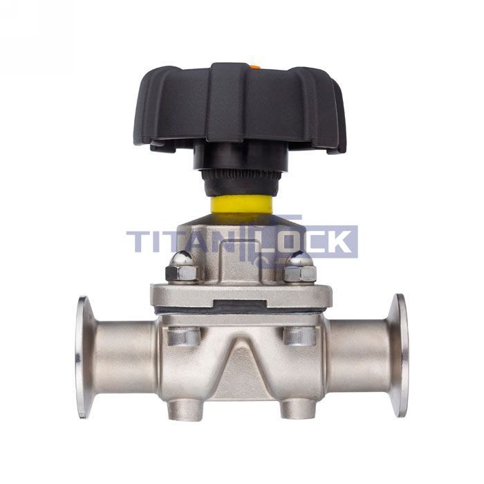 Мембранный клапан нерж.316 типа clamp-clamp, DN32 DIN TL32DVCLSS TITAN LOCK  - Вид №5