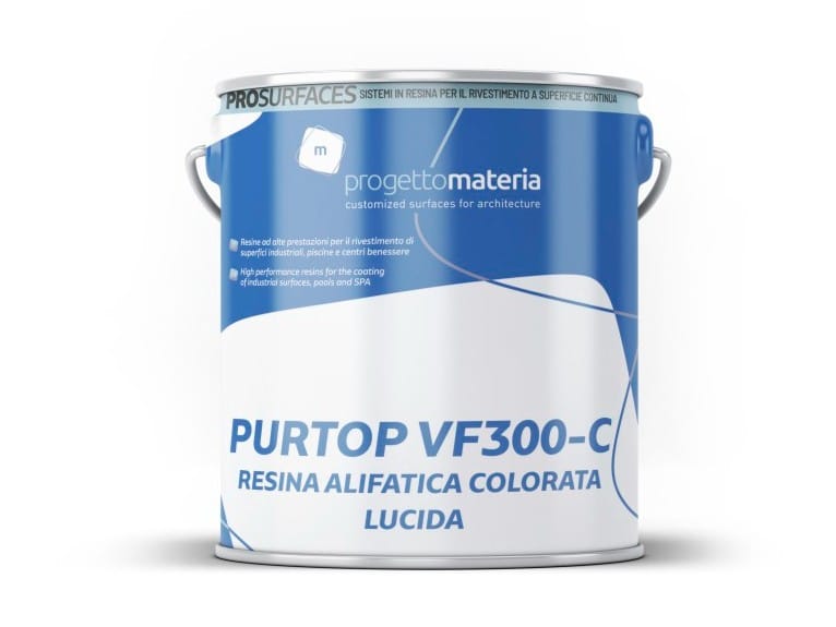 Глянцевая цветная алифатическая смола Progettomateria PURTOP VF300-C ARCH-00113719