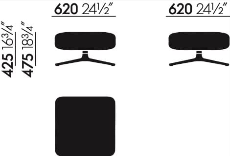Мягкая спицевая подставка для ног VITRA Repos &amp ARCH-00024255 - Вид №24
