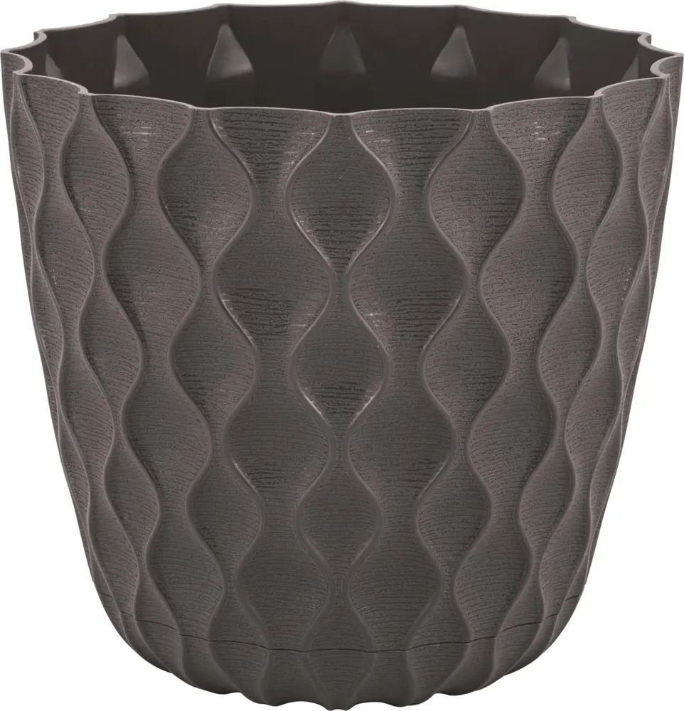 INGREEN Wave — цветочный горшок в оттенке горького шоколада 89344194