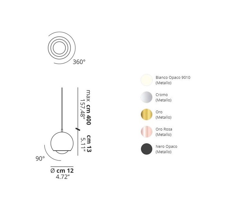 Studio Italia Design Spider gold 160009 подвесной светильник (160003) 109971 - Вид №6