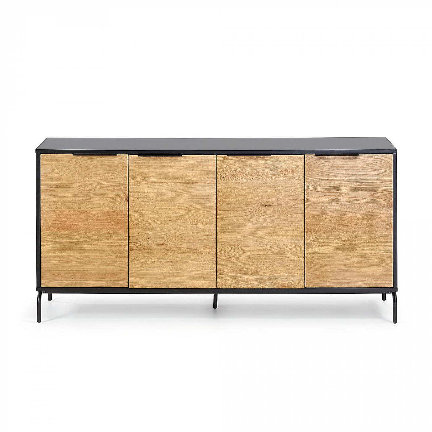 067825 Сервант Savoi 165x80 черный шпон дуба La Forma Stellar - Вид №4