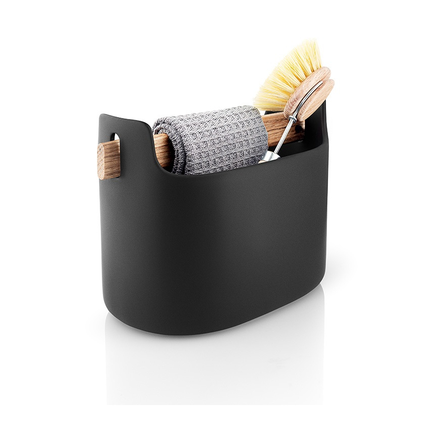 EVA SOLO 520424 Органайзер Toolbox, 15 см, черный Керамогранит, дуб  - Вид №1