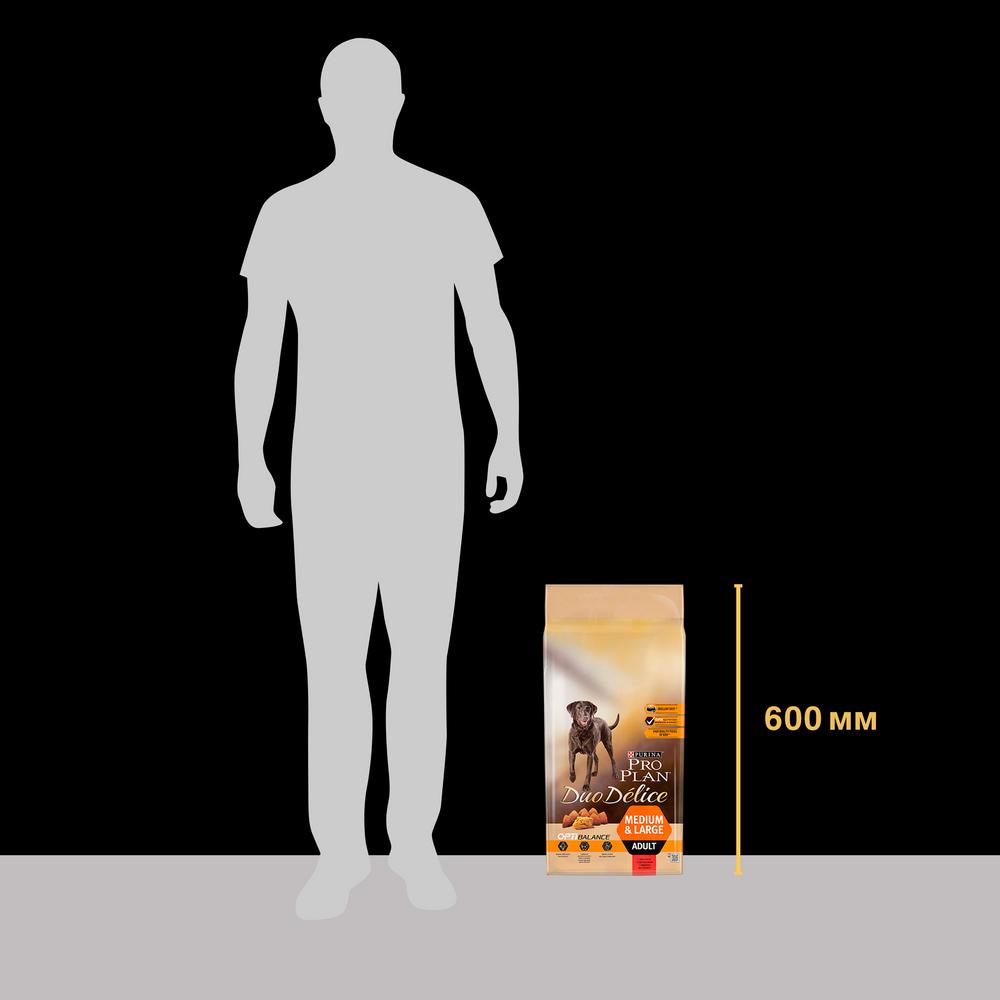ПР0023393 Корм для собак Duo Delice говядина, рис сух. 10кг Pro Plan  - Вид №1