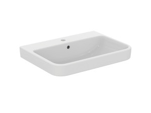 Прямоугольная раковина на колонне с переливом