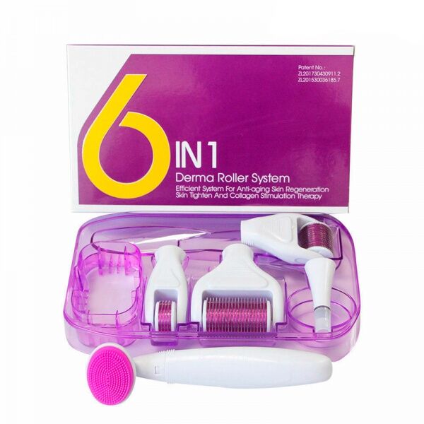 52643 Дермароллер DRS System 6 в 1 ( для глаз, лица, тела, головы) c титановым напылением Beauty Star  - Вид №4