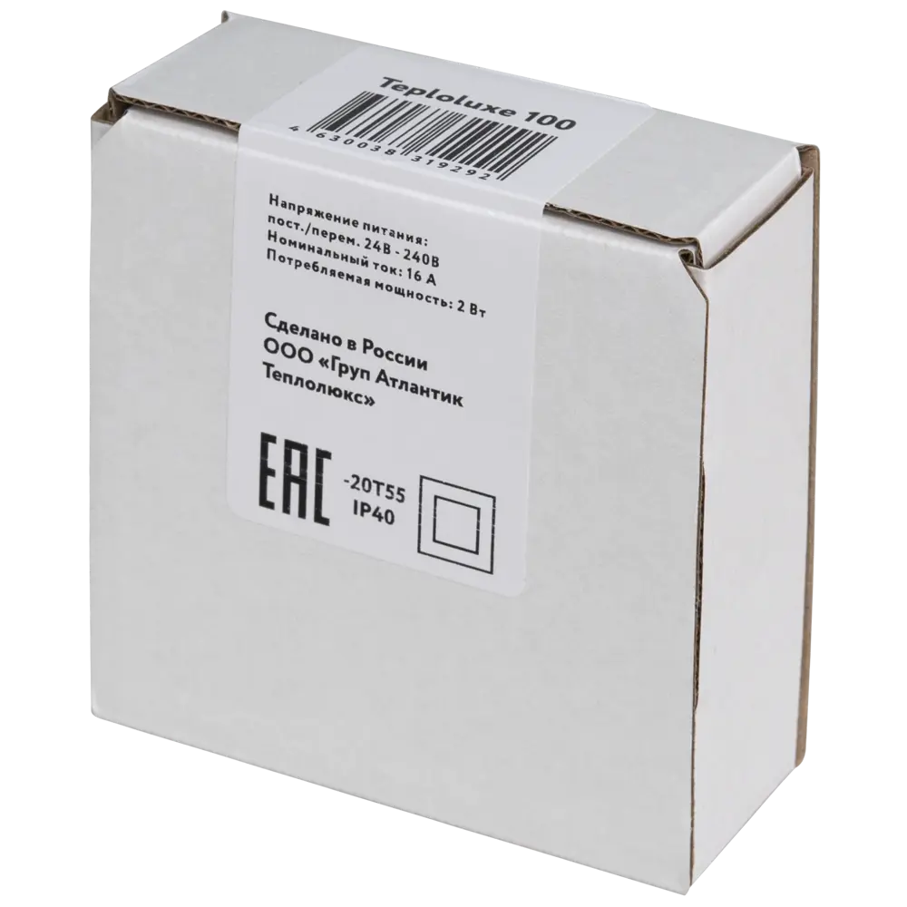 Регулятор температуры Teploluxe 100 на Din-рейку механический цвет белый ТЕПЛОЛЮКС STLM-2138474 - Вид №7