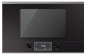 9256113 Встраиваемая микроволновая печь Kuppersbusch MR 6330.0 S3 Silver Chrome черный