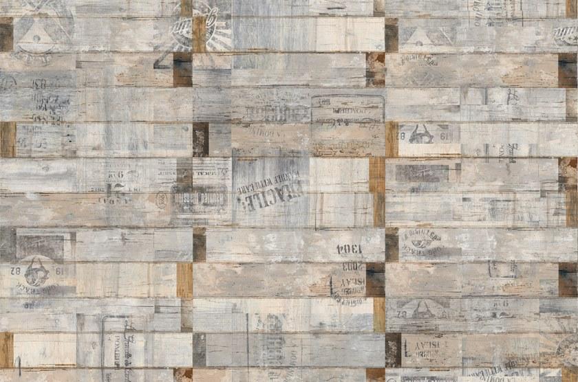 Tecnografica Обои из стекловолокна под дерево с надписью Le superfici 55985 - Вид №1