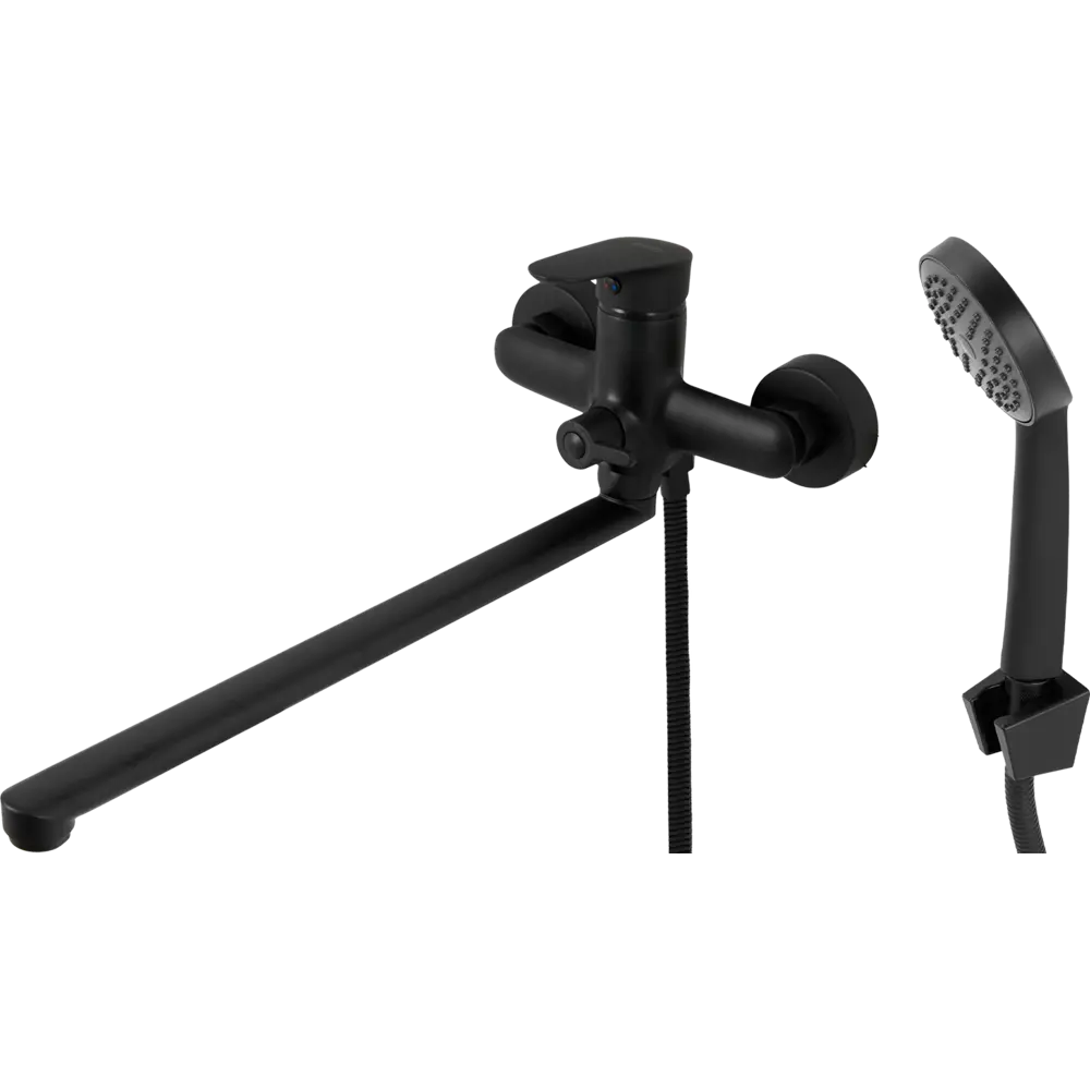 Смеситель для ванны Esko Twiggy 31 White однорычажный Black TW31B STLM-2046041