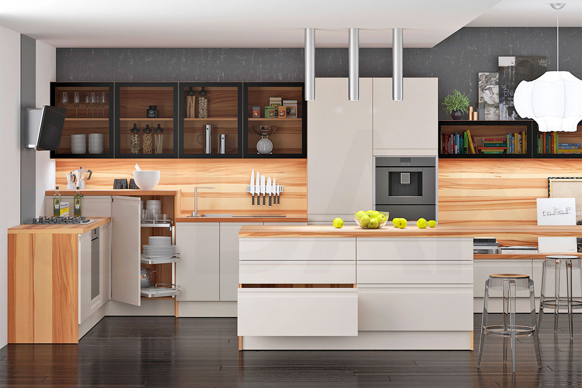 Ручки для кухонной мебели  Фрезеровка «RF10» 502 Берлинский красный SIDAK SIST3295-7417 - Вид №1