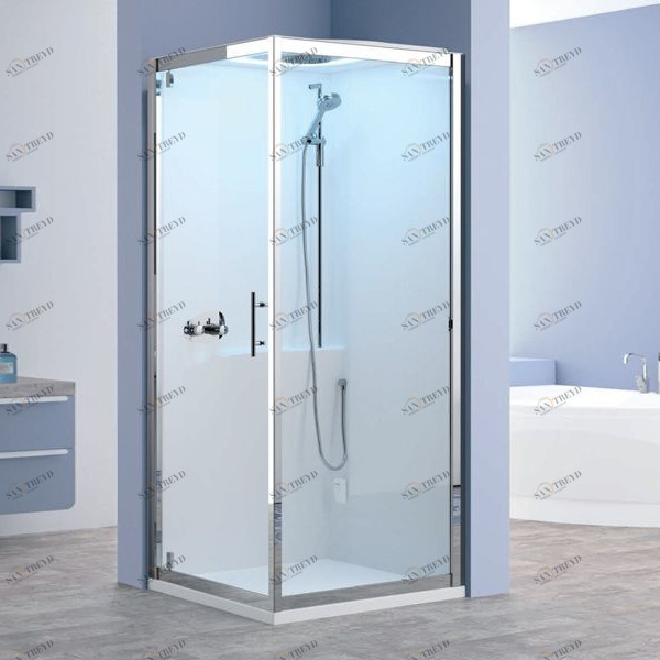 Novellini. Душевая кабина 90x90 GF90 STANDARD с низким душевым поддоном и крышей EON EONGF90MT1UA