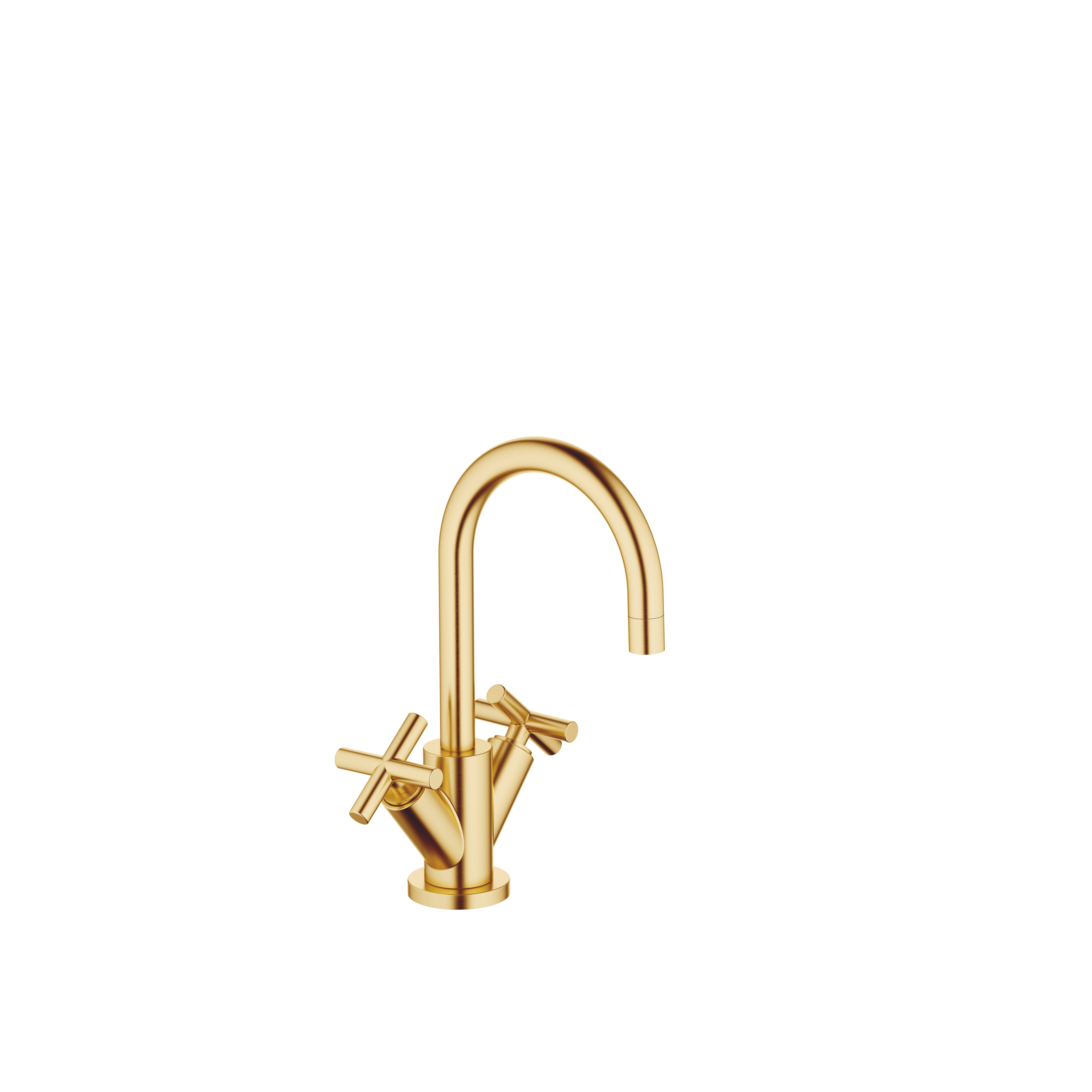 TARA Смеситель для раковины, на одно отверстие, со сливным клапаном - Brushed Durabrass (золото 23 карата) 22512892-28 DornBracht