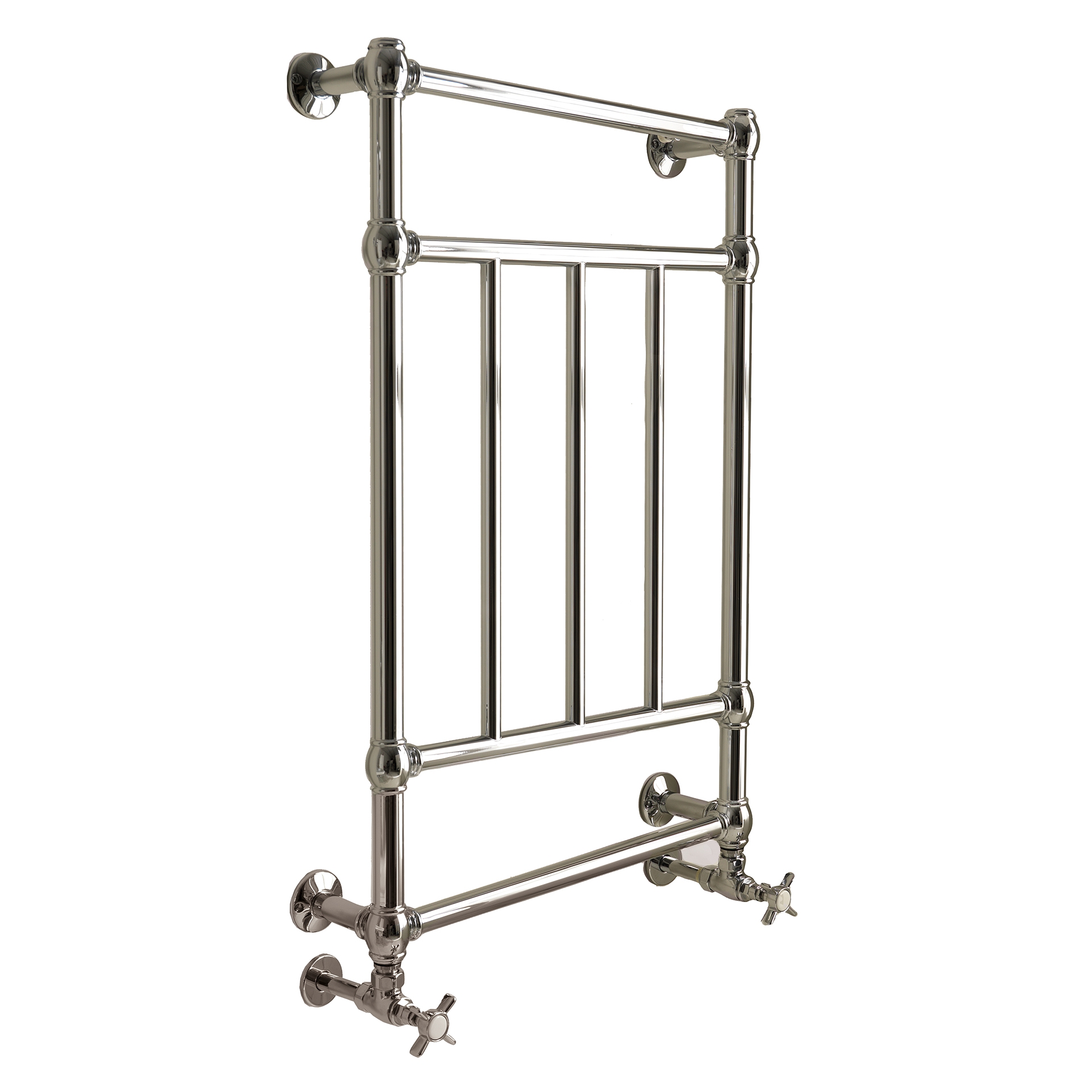 1212N 3SC Настенный полотенцесушитель TOWER MINI из латуни, версия с подогревом воды. диаметр трубы 30мм. Включены клапаны. Classico Treesseci 3SC