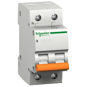 11218 Автоматический выключатель 1P+N 50А (C) 4.5кА Schneider Electric Домовой