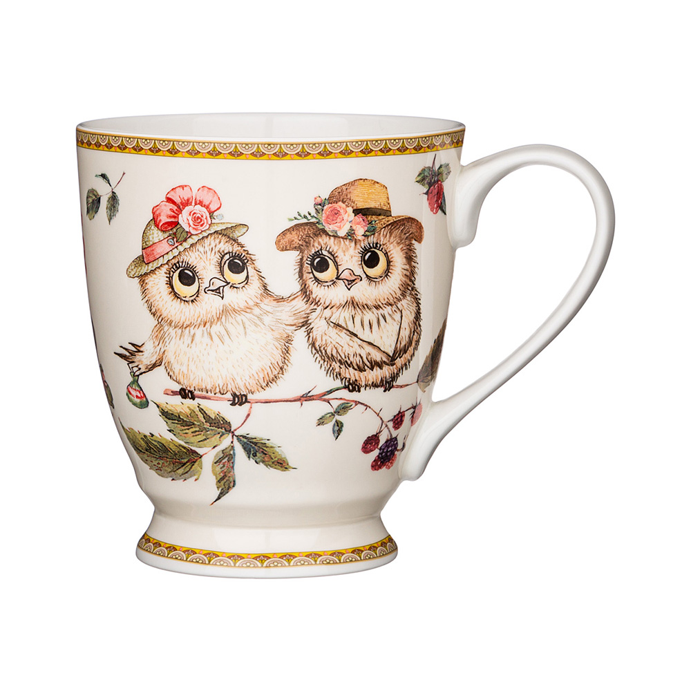 415-2166 Посуда фарфоровая Кружка "OWLS PARTY" 480 мл Lefard 