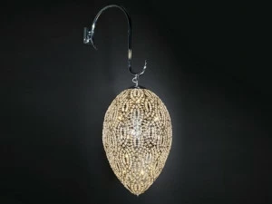 VGnewtrend Настенный светильник на несъемном кронштейне с кристаллами Arabesque