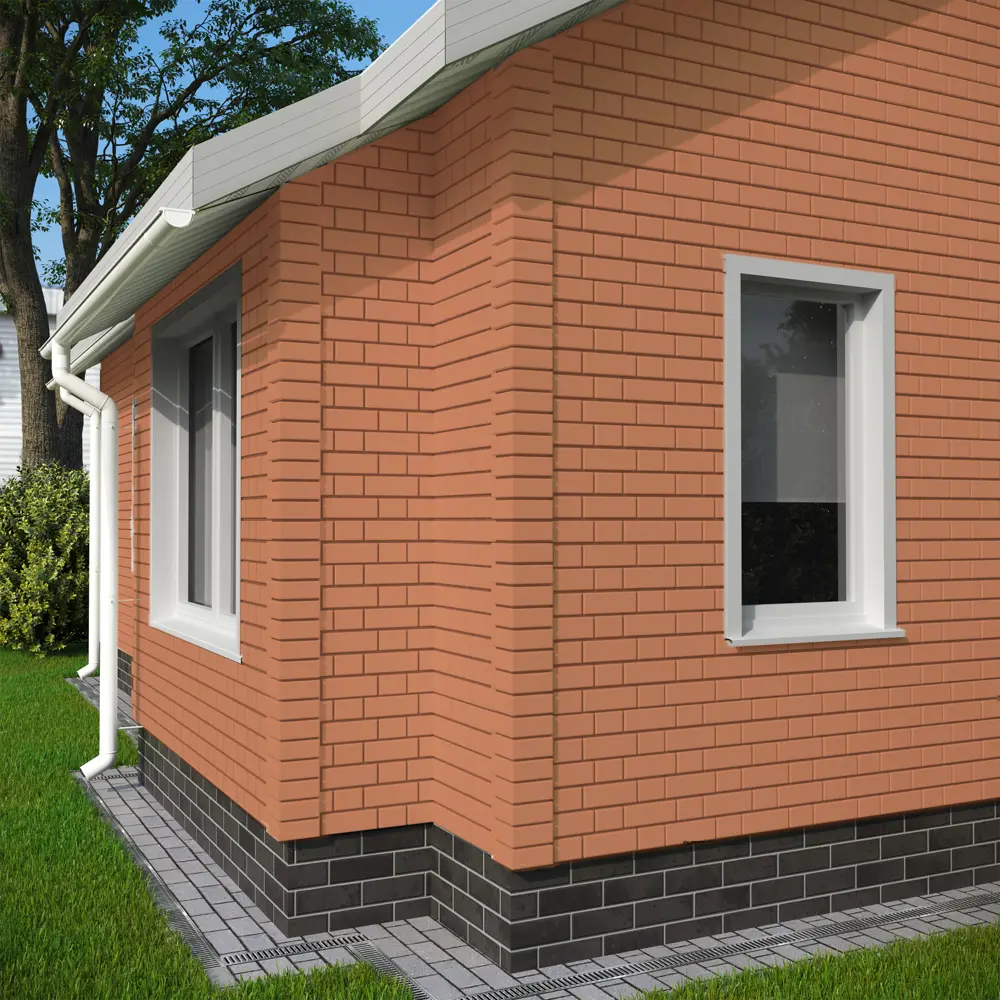 Угол наружный Dacha Кирпич гладкий цвет красный STLM-2164549 - Вид №2