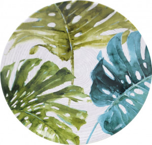 10638463 Certified International Тарелка обеденная Certified Int. Пальмовые листья 27см,керамика Керамика