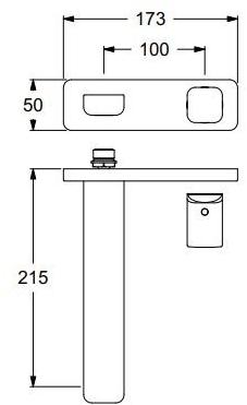 GUGLIELMI Смеситель для умывальника, однорычажный Gx Fiin01940 fiin01938 - Вид №4