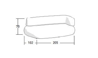 3-местный диван Flou Pierre ARCH-00102310 - Вид №3