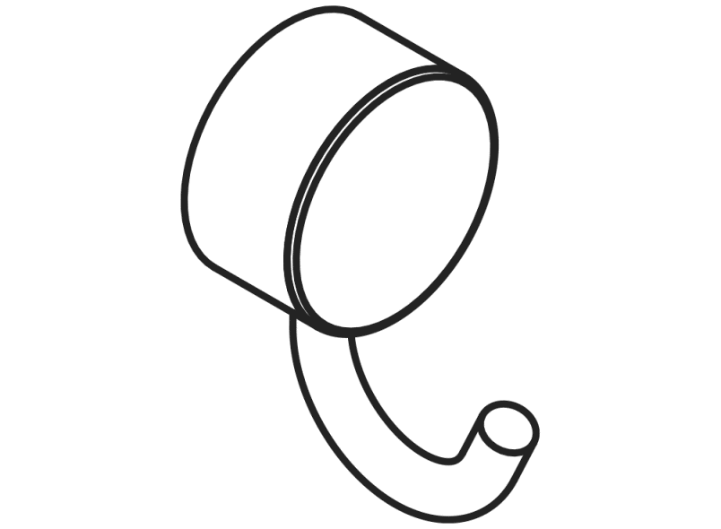 815.90.01140 HEWI Haken  - Вид №2