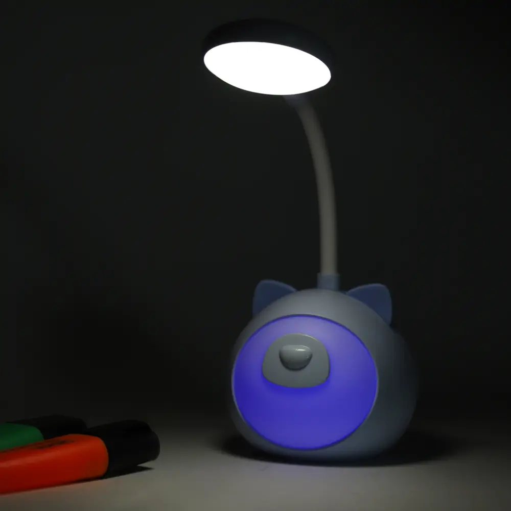 Ночник светодиодный Camelion Мишка синий NL-274 детский, с выключателем STLM-2090412 - Вид №2