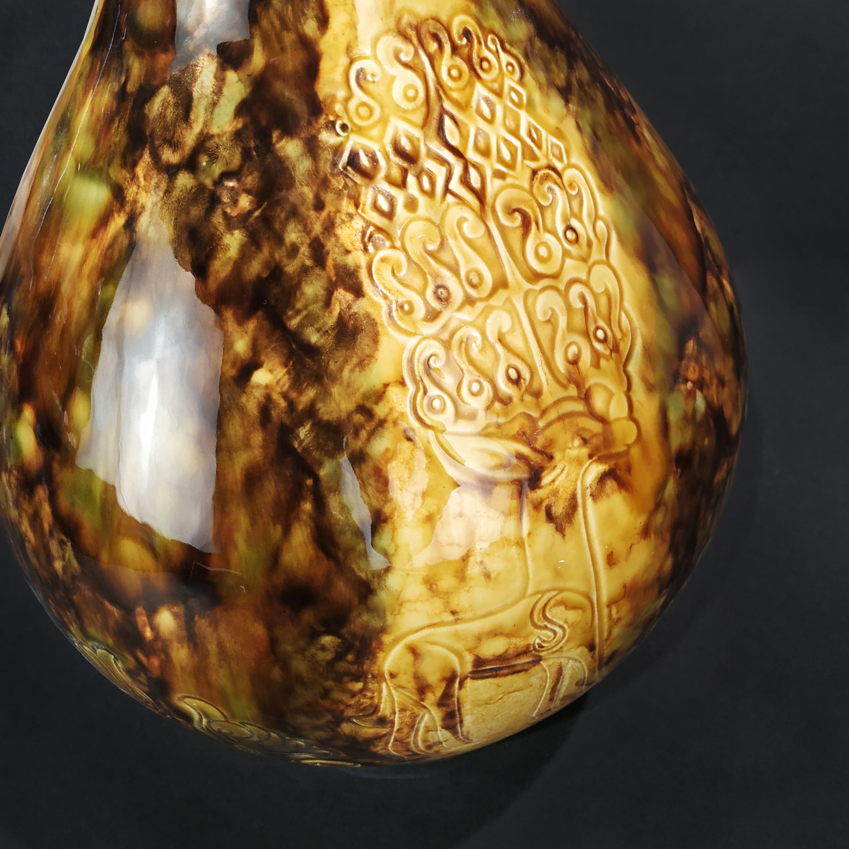 Ваза с росписью «Олень» PROVANSFAIENCE  - Вид №1