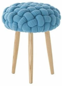 GAN Табурет с обивкой из шерсти Knitted stools