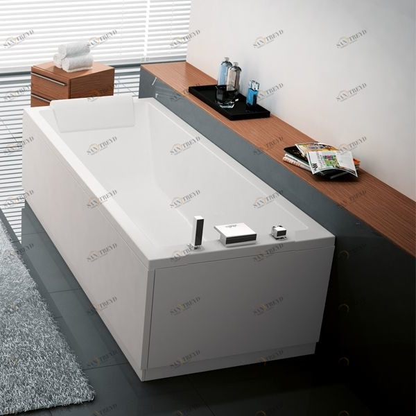 Ванна Standard Novellini CALOS с набортным смесителем и боковыми панелями CA1218080FA3