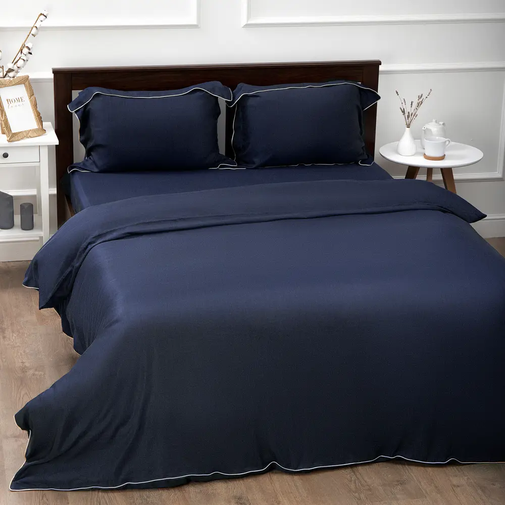 Комплект постельного белья Amore Mio Denim семейный тенсель синий 89426002 STLM-1577096 - Вид №5