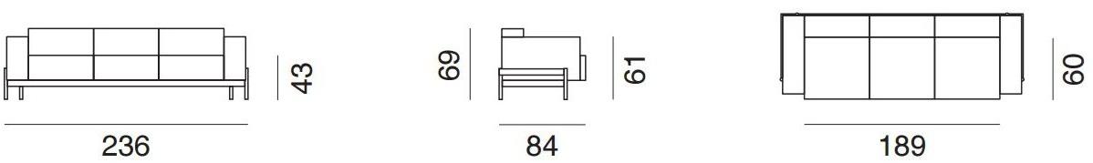 de Sede 3-х местный кожаный диван Ds-21 sun-id-1506248 - Вид №3