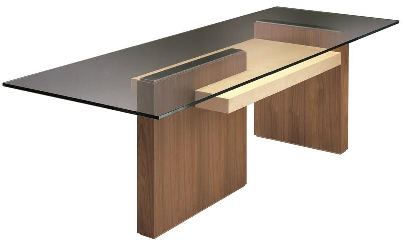 Morelato Прямоугольный стеклянный стол Cartesia Art. 5707 - Вид №1