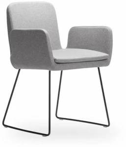 ROSSIN Стул из ткани с подлокотниками Sofie