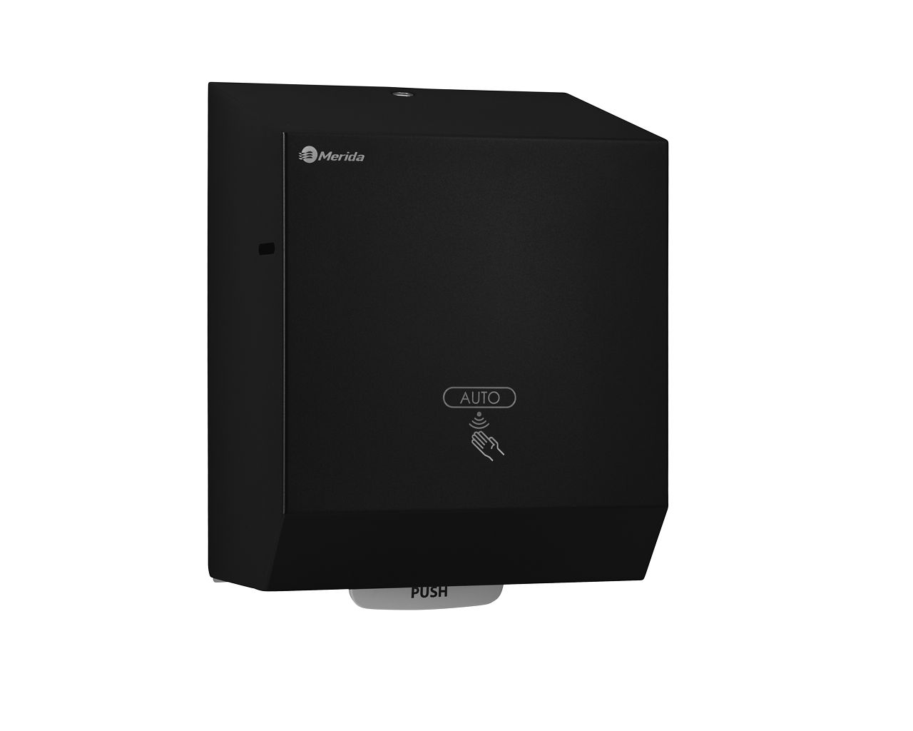 CSC503 Автоматический бесконтактный диспенсер для рулонов бумажных полотенец STELLA BLACK LINE AUTOMATIC MAXI, черный Merida  - Вид №5