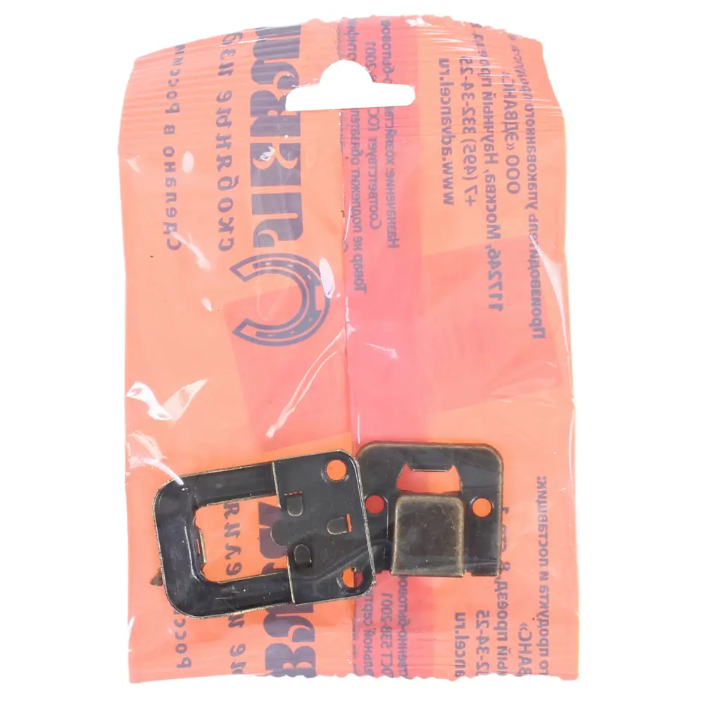 Замок для шкатулок и кейсов 35x25 мм, цвет бронза ЛЕВША STLM-2007772 - Вид №3