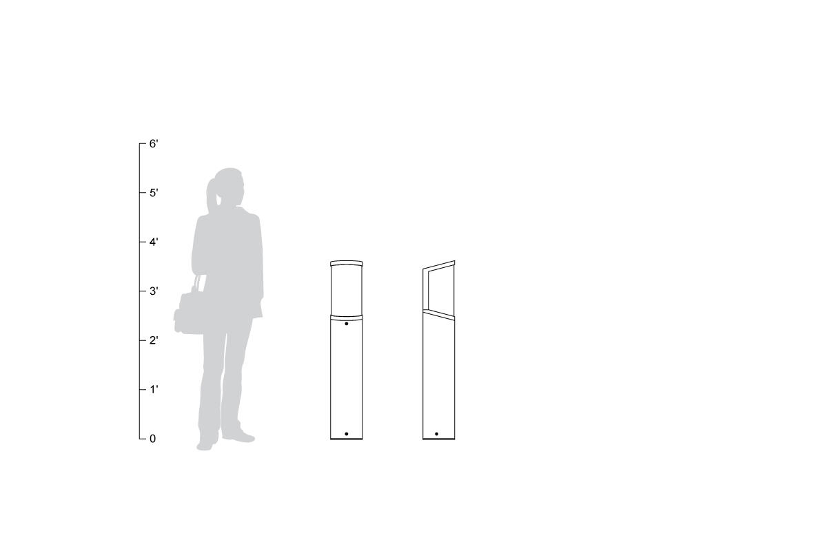 FSRT240 Трио столбик  Forms-surfaces  - Вид №6