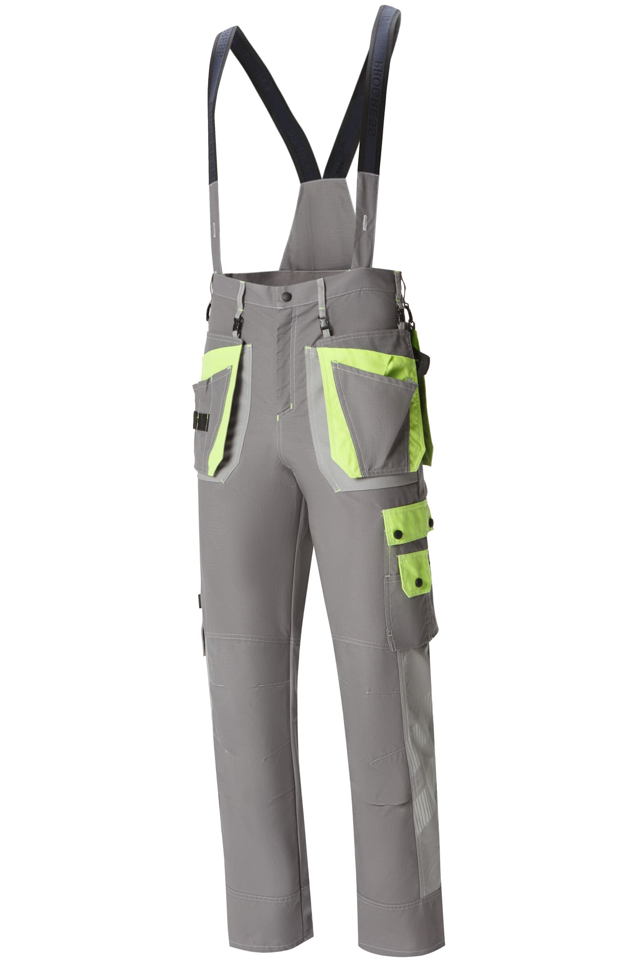 68817 Костюм "Прогресс" темно-серый светло-серый с лимонным  Летняя спецодежда  размер 52-54/170-176  - Вид №4