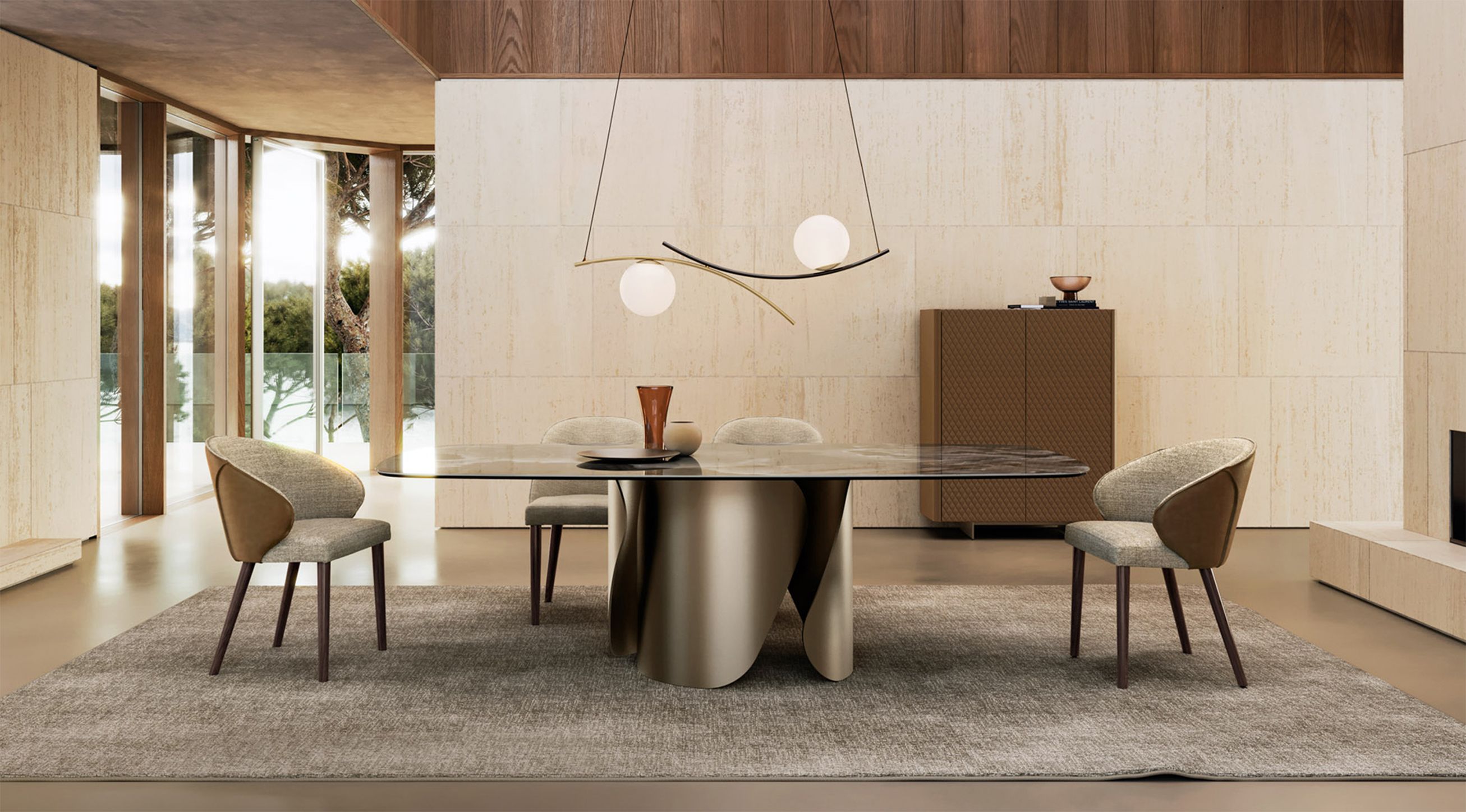 Прямоугольный керамический стол EFORMA Onda ARCH-00027873 - Вид №4