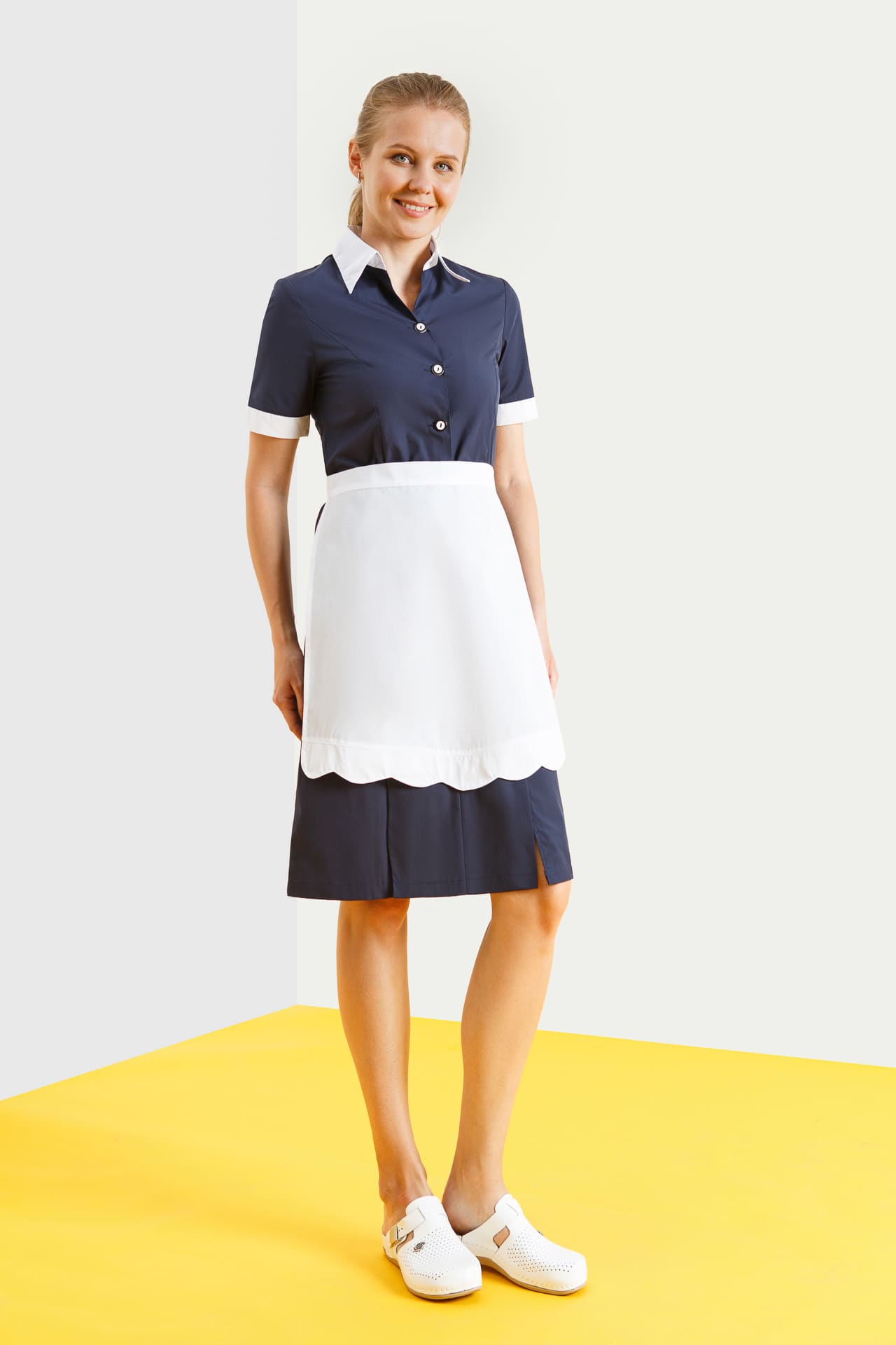 63431 Комплект NAVY (темно-синий) GRACE  Одежда для обслуживающего персонала  размер 44 (S)  - Вид №4