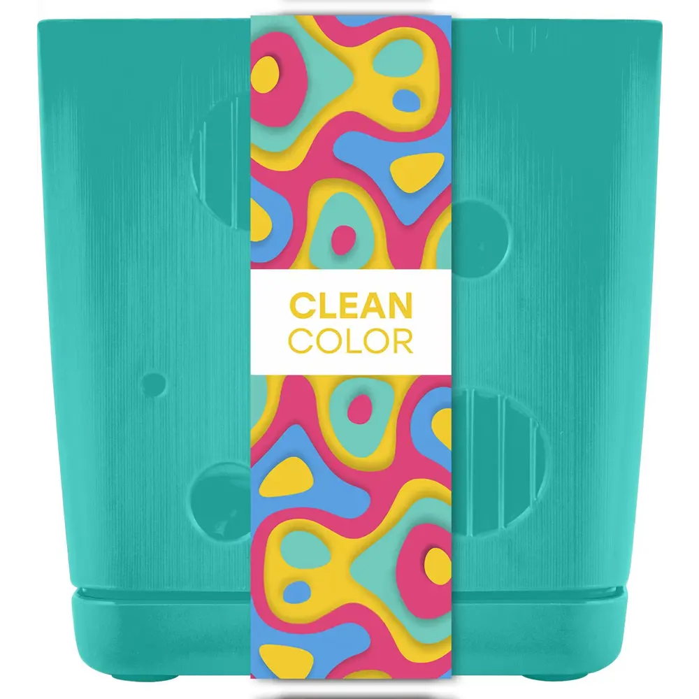 INGREEN Горшок Clean Color для комнатных растений с подставкой 89351654 STLM-1449674