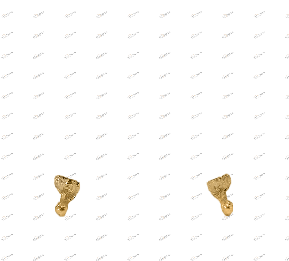 Gentry Home Bexley Cast iron bathtubs with feet Классическое сусальное золото GH102320 