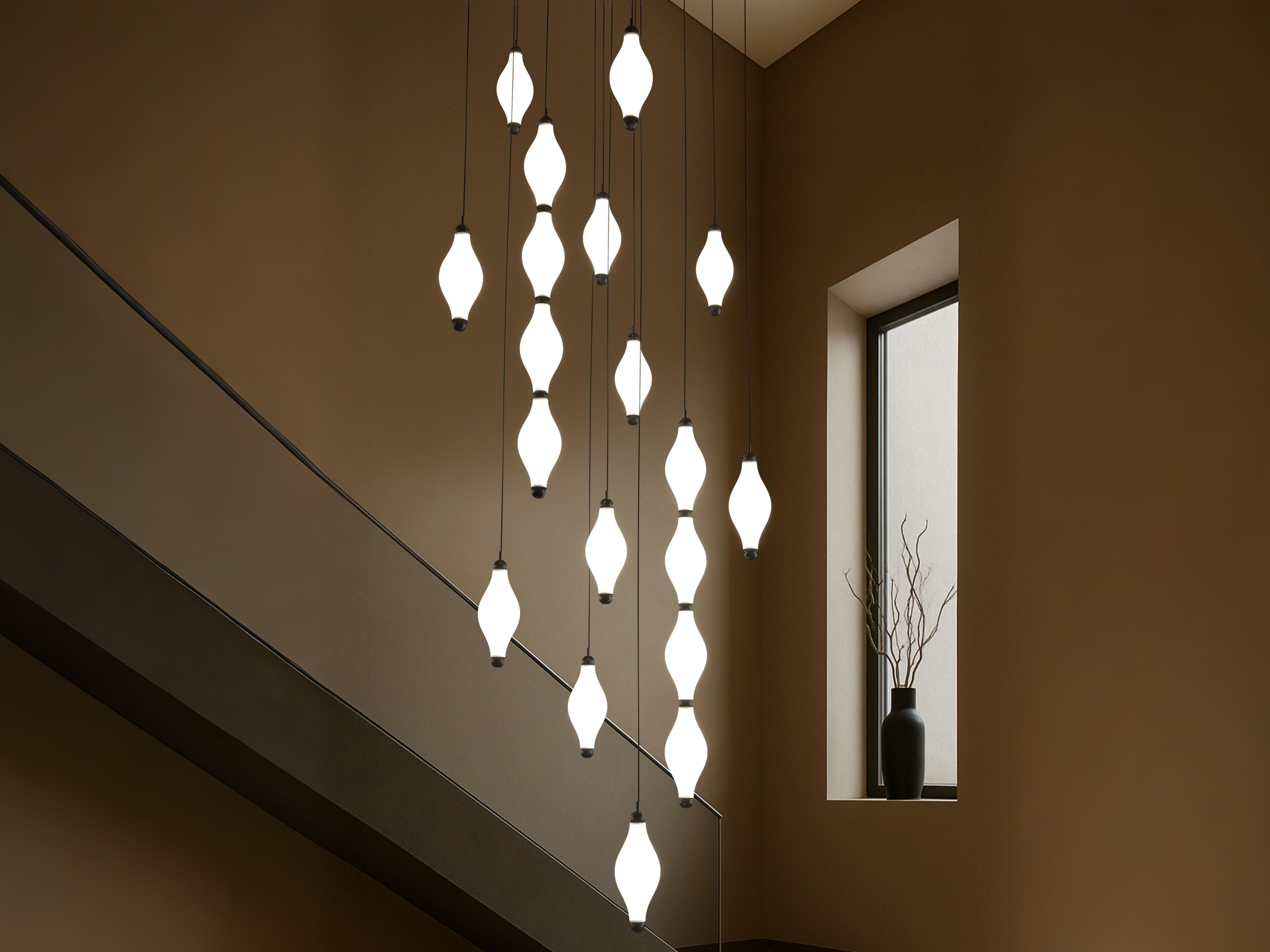 Подвесной светильник из боросиликатного стекла Euroluce Lampadari Dewy ARCH-00081905 - Вид №1