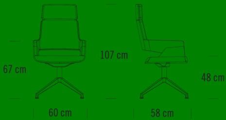 Thonet Мягкое кресло с высокой спинкой S 840 sun-id-1366607 - Вид №1