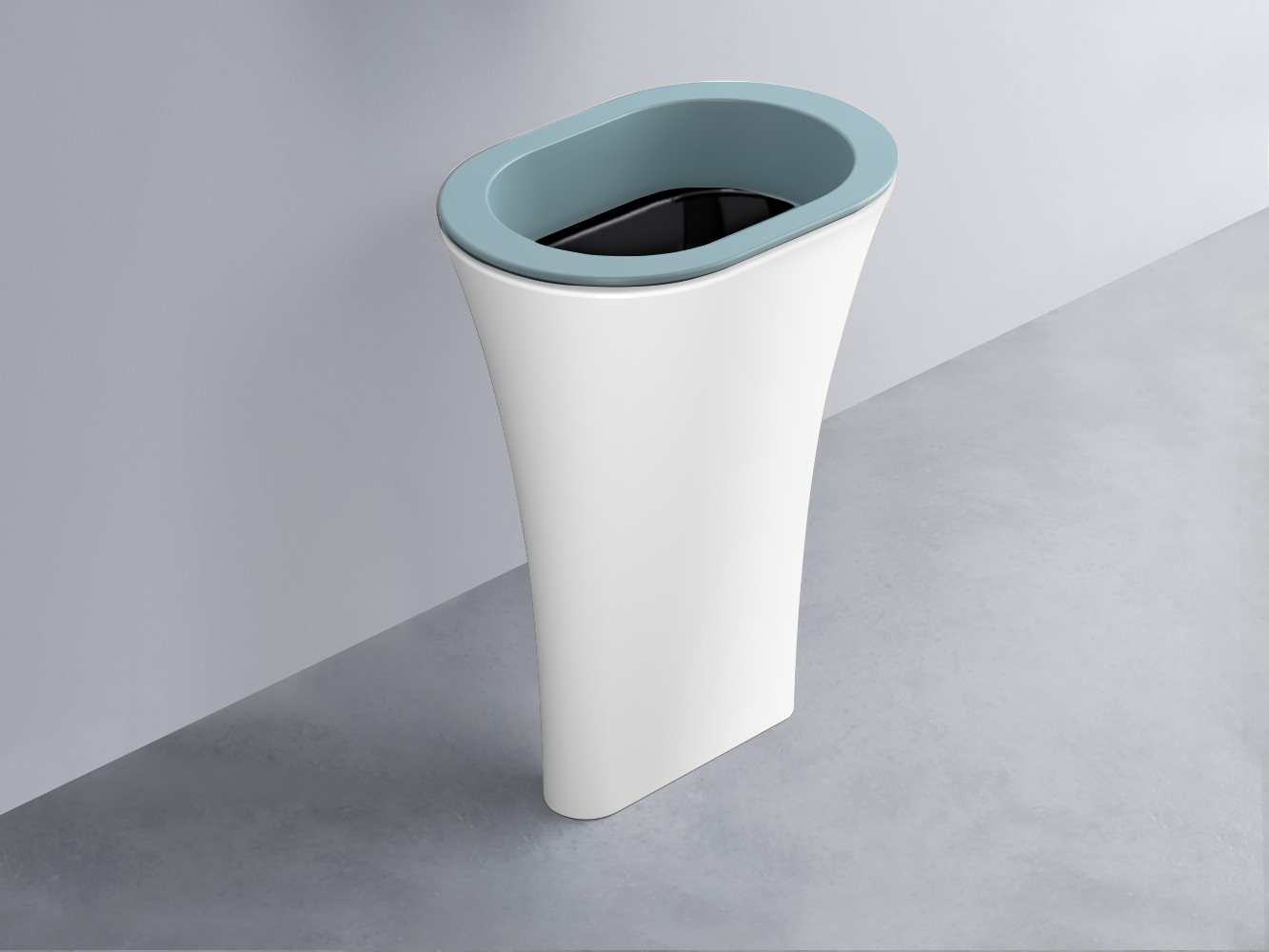 AMLA65-PL+AMPILO-N+AMCOLO-BL Раковина Amedeo Ovale отдельностоящая cielo Enjoy + Amedeo Ceramica Cielo