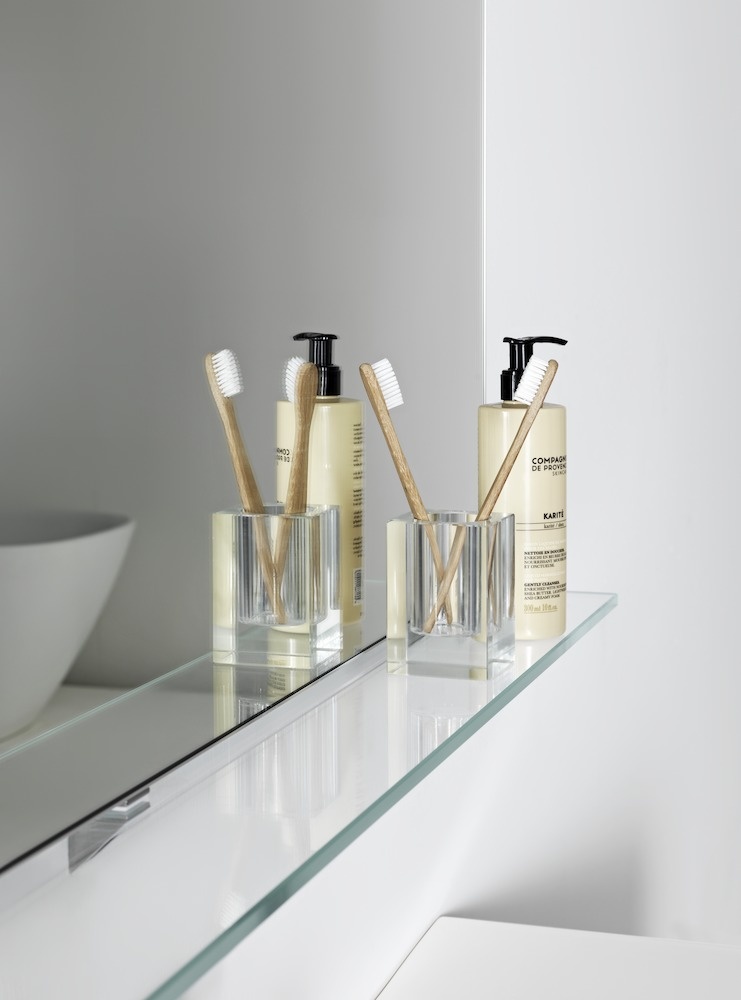 H4475849000001 Стеклянная полка с 2 настенными креплениями LAUFEN PRO - Вид №1