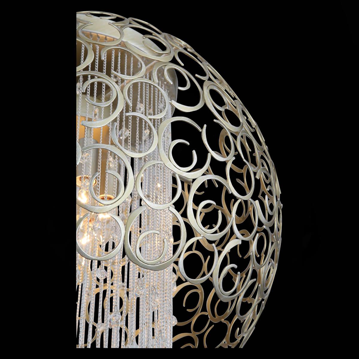 Люстра хрустальная потолочная шампань ST Luce Dolcima SL1101.202.06 ST LUCE ДИЗАЙНЕРСКИЕ, DOLCIMA 00-3833808 Бежевый;прозрачный  - Вид №1